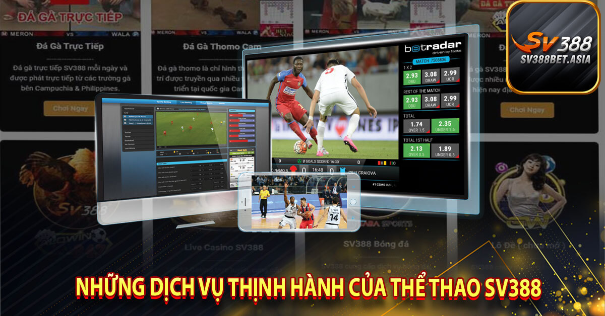 Những dịch vụ thịnh hành của Thể thao sv388