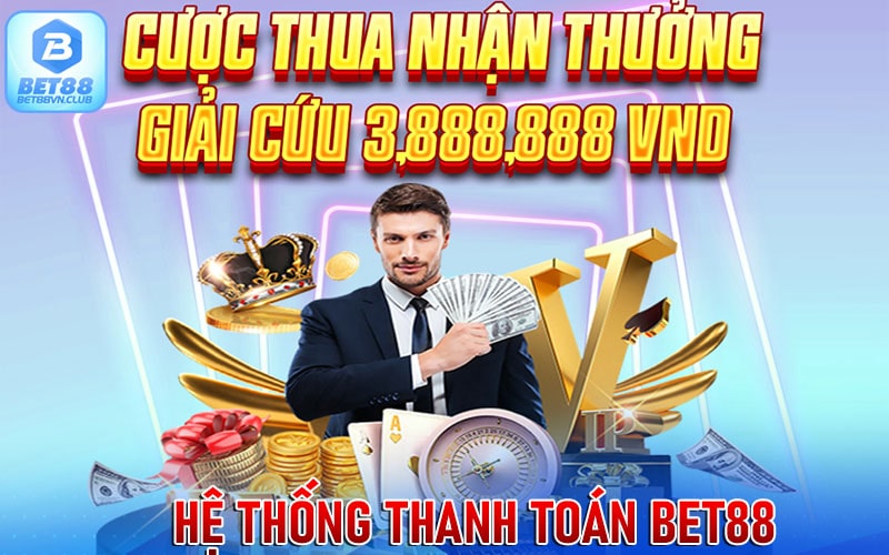 Hệ thống thanh toán mà nhà cái bet88 cung cấp