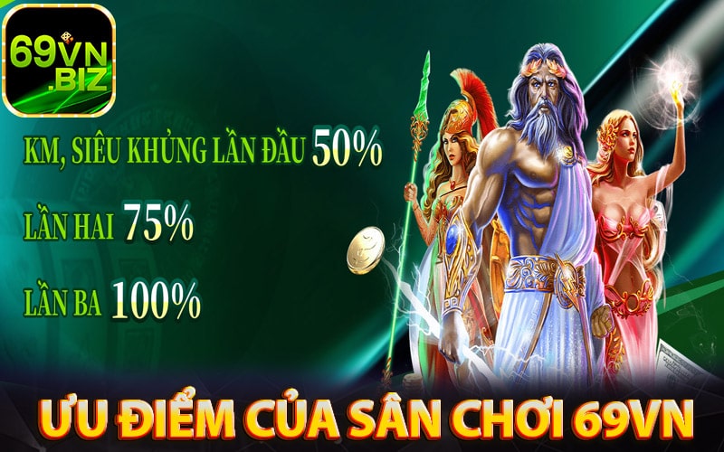Những ưu điểm của sân chơi cá cược 69vn